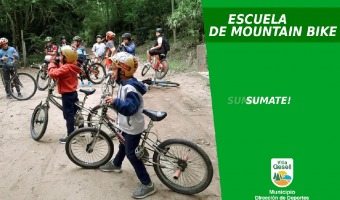 Sumate a la Escuela Municipal de Mountain Bike