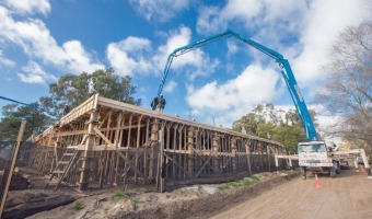 AVANZA LA CONSTRUCCIN DE LA LOSA DEL NUEVO HOSPITAL