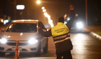 Se realizan estrictos controles de Trnsito despus de las 17.30 horas