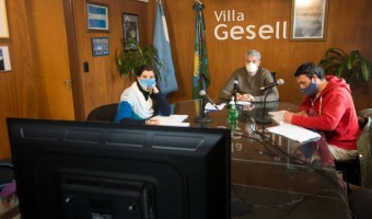 REUNIN CON AUTORIDADES NACIONALES POR LA IMPLEMENTACIN DE LAS NUEVAS LNEAS DEL PROCREAR EN VILLA GESELL