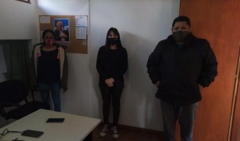 LA DELEGADA DE MIGRACIONES EN VILLA GESELL RECIBI A REPRESENTANTES DE LA COLECTIVIDAD BOLIVIANA