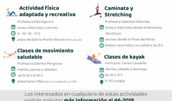 ACTIVIDAD DEPORTIVA EN MARZO