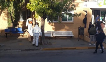 TAREAS DE DESINFECCIN EN PRINCIPALES PUNTOS DE LA CIUDAD