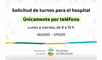 NUEVAS LNEAS TELEFNICAS PARA SOLICITAR TURNOS EN EL HOSPITAL