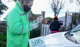 CASI 200 VACUNAS ANTIRRBICAS APLICADAS EN BARRIO INDUSTRIAL