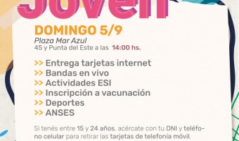 ESTE DOMINGO, SE DESARROLLAR LA SEGUNDA JORNADA DE FINDE JOVEN