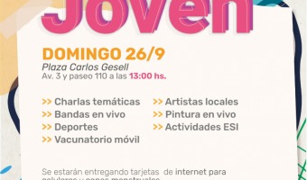 ESTE DOMINGO, SE REALIZAR LA TERCERA JORNADA DE FINDE JOVEN