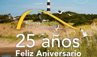 HOY LA RESERVA NATURAL FARO QUERAND CUMPLE 25 AOS