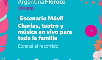 ESTE LUNES LLEGA A VILLA GESELL, ARGENTINA FLORECE VERANO