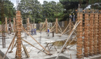 CASA DE LA PROVINCIA EN VILLA GESELL: NUEVA ETAPA DE LA OBRA