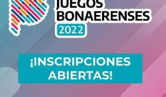 EST ABIERTA LA INSCRIPCIN PARA LOS JUEGOS BONAERENSES 2022