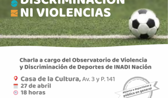 DEPORTES SIN DISCRIMINACIN NI VIOLENCIAS