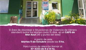 ABORDAJE DE SITUACIONES DE VIOLENCIAS DE GNERO EN MAR AZUL