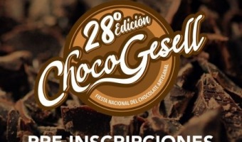 PRE-INSCRIPCIONES A LA 28 FIESTA NACIONAL DEL CHOCOLATE ARTESANAL CHOCOGESELL 2024