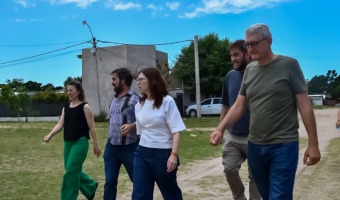 LA MINISTRA DE DESARROLLO URBANO Y HBITAT SILVINA BATAKIS RECORRI OBRAS EN VILLA GESELL