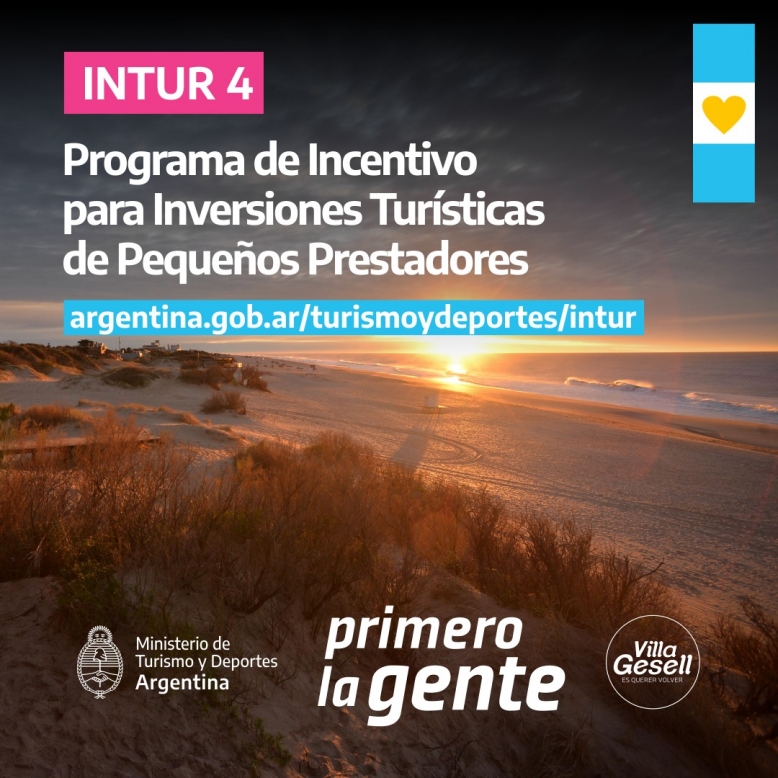 INTUR 4 (INVERSIONES TURÍSTICAS DE PEQUEÑOS PRESTADORES) :: Gesell.gov.ar