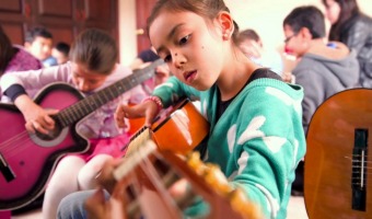 Guitarra e Iniciacin musical en Mar de las Pampas, Las Gaviotas y Mar Azul