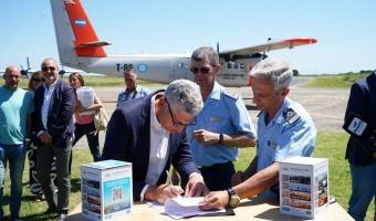 Se realiz el vuelo inaugural de LADE desde Aeroparque hasta el aeropuerto de Villa Gesell