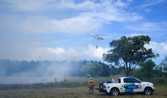 PARTE DEL JEFE DE BOMBEROS: LOGRAN CONTROLAR EL INCENDIO EN LOS MDANOS AL NORTE DE LA CIUDAD