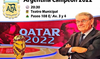 VICTOR HUGO MORALES LLEGA A VILLA GESELL CON LA CHARLA ARGENTINA CAMPEN 2022