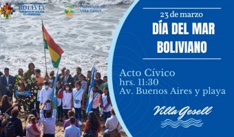 ACTO POR EL DA DEL MAR BOLIVIANO EN NUESTRA CIUDAD