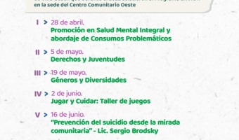 JORNADAS DE CAPACITACIN EN SALUD MENTAL PARA JVENES