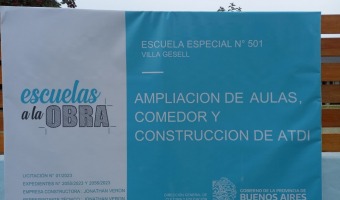 EDUCACIN: COMENZARON LOS TRABAJOS DE LA OBRA DEL SAFI, ATDI Y AMPLIACIN DEL COMEDOR DE LA ESCUELA N 5