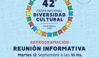 REPROGRAMACIN DE LA REUNIN INFORMATIVA PARA PARTICIPAR EN LA 42 FIESTA NACIONAL DE LA DIVERSIDAD CULTURAL.