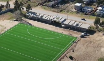 PRONTO INICIAREMOS LA OBRA DEL EDIFICIO Y LA ELECTRICIDAD EN LA NUEVA CANCHA DE HOCKEY MUNICIPAL