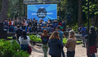 JVENES DE TODO EL PARTIDO CELEBRARON EL DA DE LA PRIMAVERA EN EL PINAR DEL NORTE