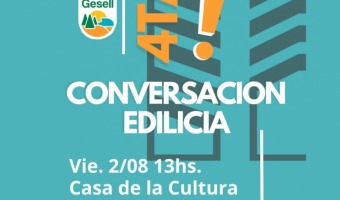 VIERNES 2 DE AGOSTO: CONVERSACIN EDILICIA