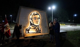 HOMENAJE AL LIBERTADOR SAN MARTN EN VILLA GESELL