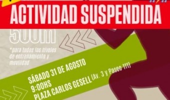 SE SUSPENDE LA PRIMERA CORRECAMINATA SOLIDARIA DEL CIAD