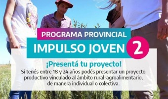 LLEGA LA SEGUNDA EDICIN DEL PROGRAMA PROVINCIAL IMPULSO JOVEN