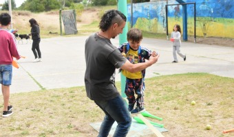 LOS CHICOS Y CHICAS DE LA CASA DE LAS INFANCIAS PASARON UNA JORNADA RECREATIVA EN EL CENTRO COMUNITARIO SUR